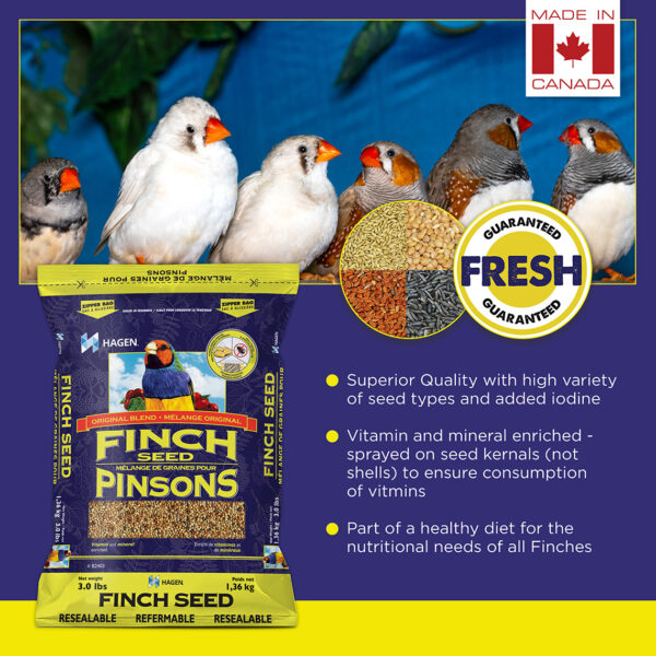 Vitamin & Mineral Enriched Original Blend Finch Seed
