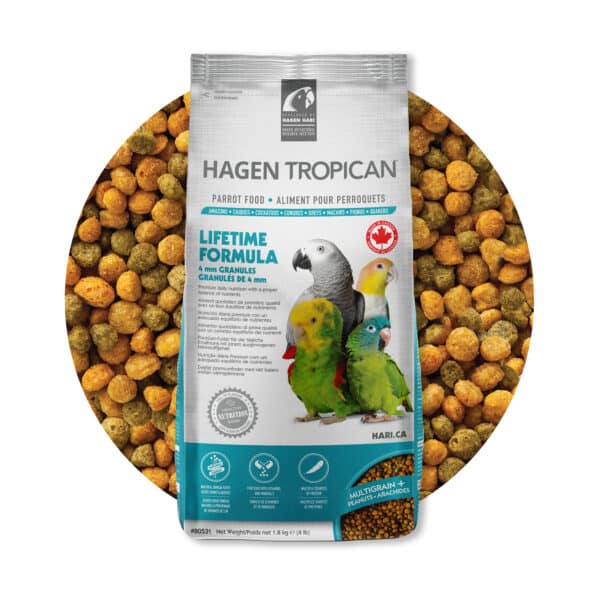 Lifetime Formula for Parrots, 4 mm Granules