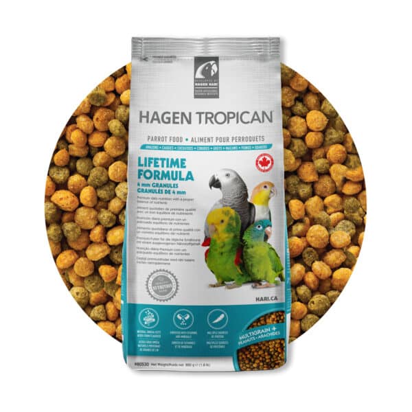 Lifetime Formula for Parrots, 4 mm Granules