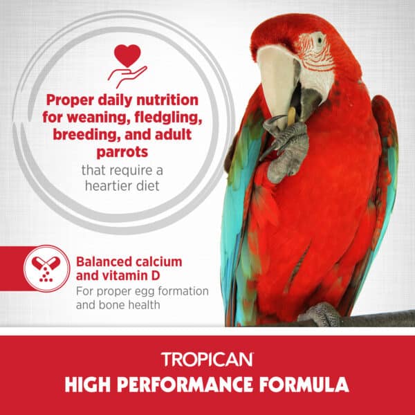 High Performance Formula for Parrots, 4 mm Granules